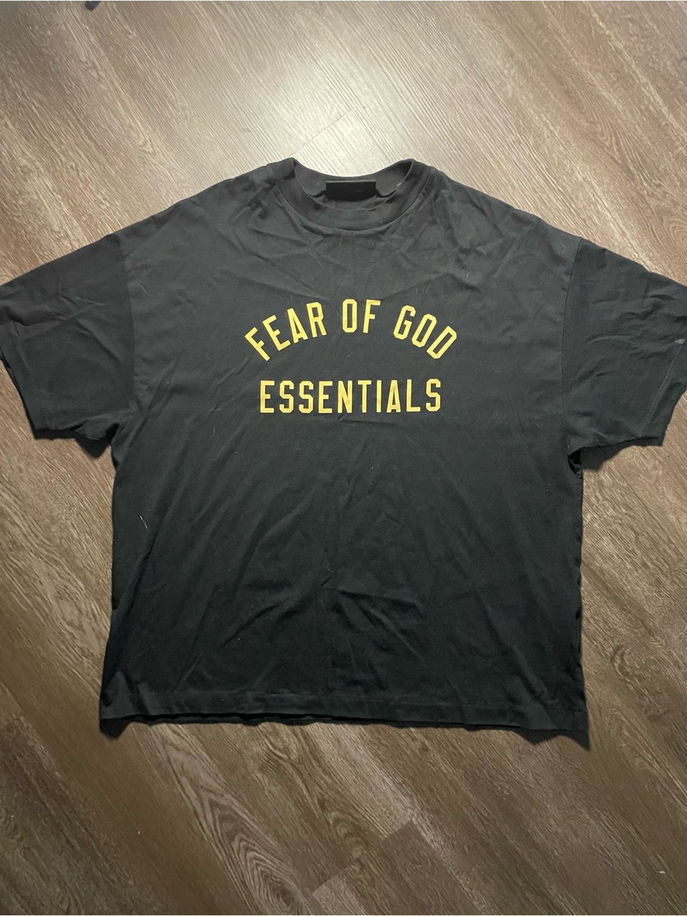 Fear of God Men's Black Logo Tee